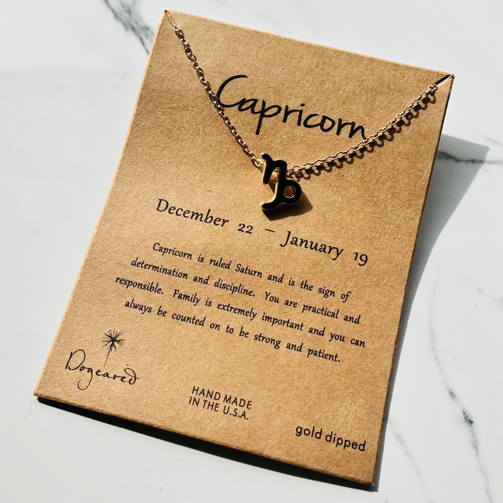 Capricorn Astrology Sign Necklace♑️